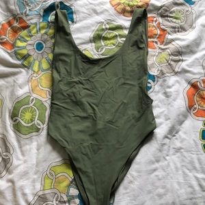 Cheeky, backless one piece!